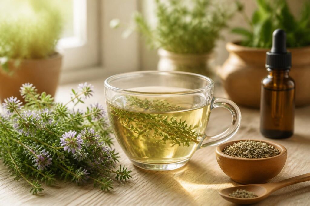 découvrez les bienfaits reconnus de la tisane de thym et nos conseils d'usage en phytothérapie pour profiter pleinement de ses vertus naturelles.