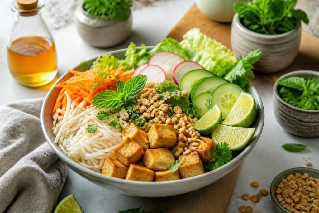découvrez nos astuces pour préparer un bo bun végétarien sain et savoureux, alliant fraîcheur et équilibre pour un repas gourmand et nutritif.