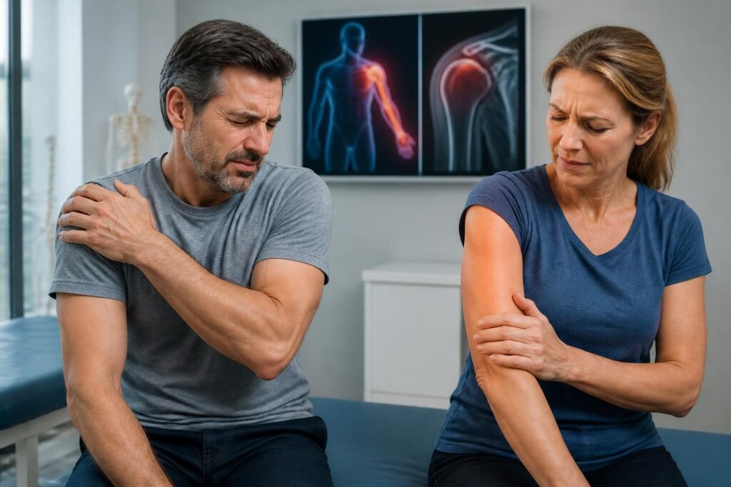 découvrez les causes, symptômes et traitements efficaces de la douleur à l'épaule qui descend dans le bras pour mieux comprendre et soulager votre gêne.