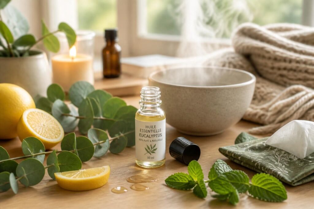 découvrez les bienfaits des huiles essentielles pour soulager les rhumes. guide d'utilisation pratique pour apaiser les symptômes et renforcer votre immunité naturellement.