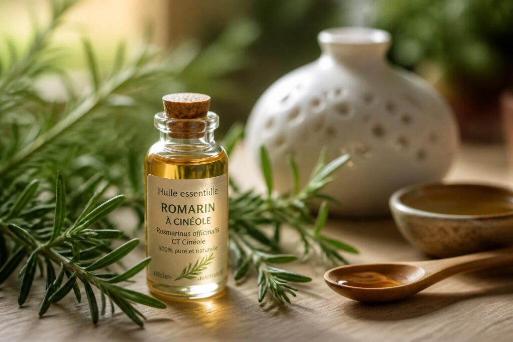 découvrez les bienfaits de l'huile essentielle de romarin à cinéole et ses propriétés thérapeutiques reconnues pour la santé et le bien-être.