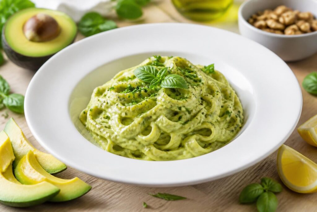 découvrez une recette saine et crémeuse de pâtes à la sauce avocat, parfaite pour un repas équilibré et gourmand. facile à préparer, savoureuse et nutritive.