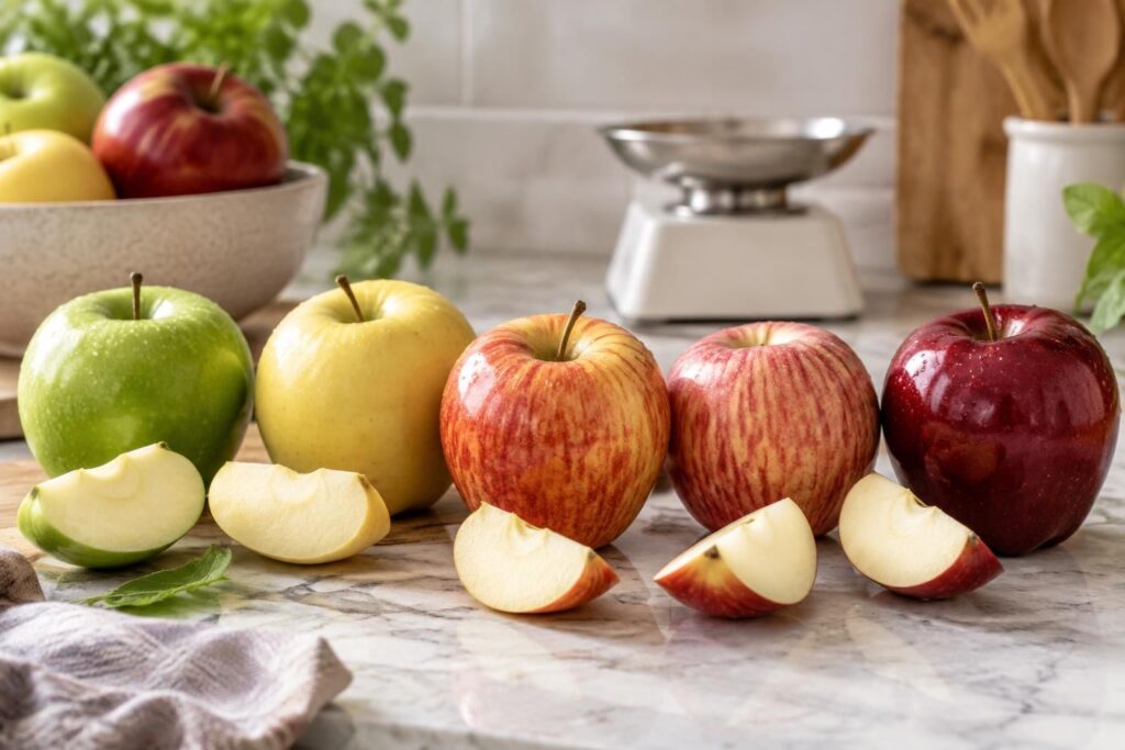 découvrez le nombre de calories dans une pomme selon sa variété, ainsi que les différences nutritionnelles entre golden, gala, granny smith et autres.