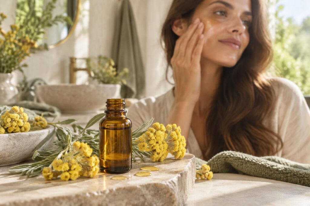découvrez les bienfaits de l’hélichryse pour la peau, le visage et les cheveux : ses vertus apaisantes, régénérantes et protectrices au quotidien.