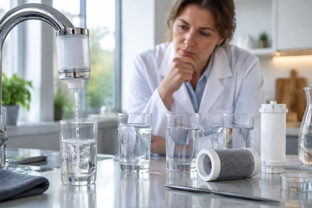 découvrez l’avis de 60 millions de consommateurs sur l’efficacité des filtres à eau pour robinet, leurs limites et les critères pour bien les choisir.